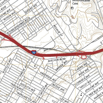 United States Geological Survey Granite City, IL (2021, 24000-Scale) digital map