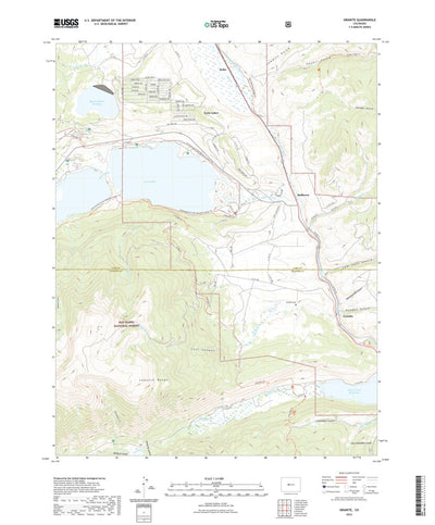 United States Geological Survey Granite, CO (2022, 24000-Scale) digital map