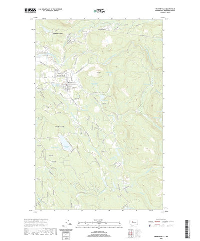 United States Geological Survey Granite Falls, WA (2020, 24000-Scale) digital map