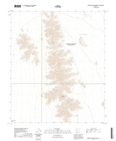 United States Geological Survey Granite Mountains North, AZ (2021, 24000-Scale) digital map