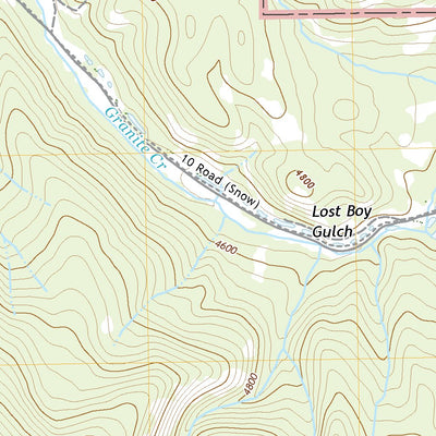 United States Geological Survey Granite, OR (2020, 24000-Scale) digital map