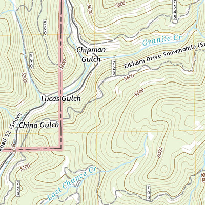 United States Geological Survey Granite, OR (2020, 24000-Scale) digital map