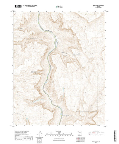 United States Geological Survey Granite Park, AZ (2021, 24000-Scale) digital map