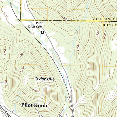 United States Geological Survey Graniteville, MO (2021, 24000-Scale) digital map