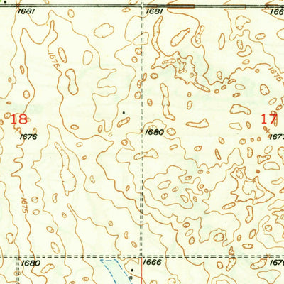 United States Geological Survey Grano NE, ND (1949, 24000-Scale) digital map