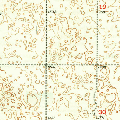 United States Geological Survey Grano NE, ND (1949, 24000-Scale) digital map