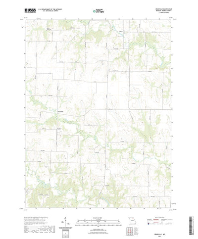 United States Geological Survey Granville, MO (2021, 24000-Scale) digital map