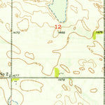 United States Geological Survey Granville NE, ND (1949, 24000-Scale) digital map