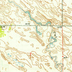 United States Geological Survey Granville NE, ND (1949, 24000-Scale) digital map