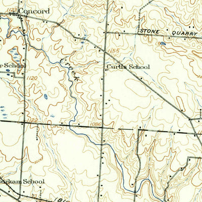 United States Geological Survey Granville, OH (1908, 62500-Scale) digital map