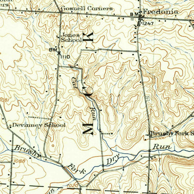 United States Geological Survey Granville, OH (1908, 62500-Scale) digital map