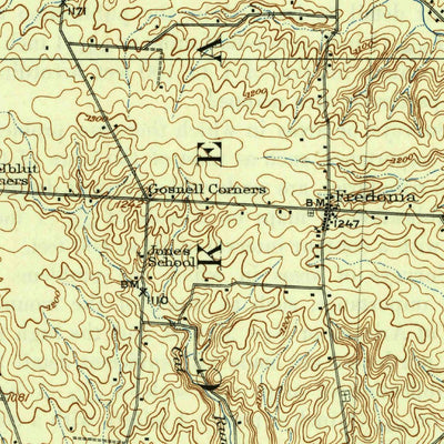 United States Geological Survey Granville, OH (1910, 62500-Scale) digital map