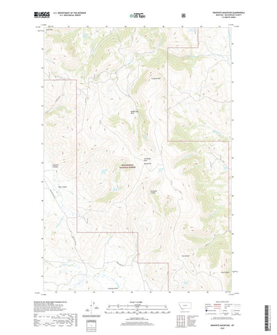 United States Geological Survey Graphite Mountain, MT (2020, 24000-Scale) digital map