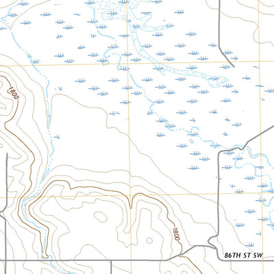 United States Geological Survey Grassna NW, ND (2020, 24000-Scale) digital map