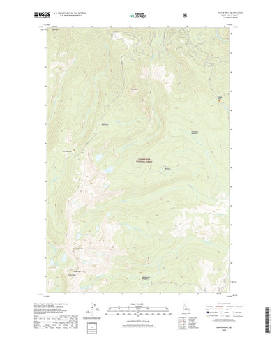 United States Geological Survey Grave Peak, ID (2020, 24000-Scale) digital map