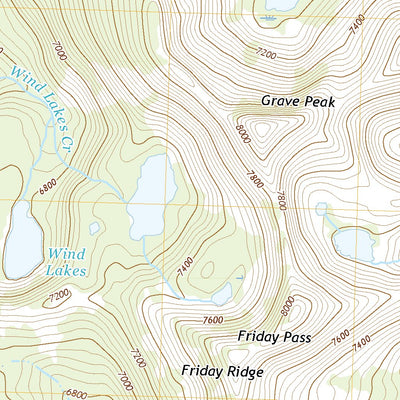 United States Geological Survey Grave Peak, ID (2020, 24000-Scale) digital map
