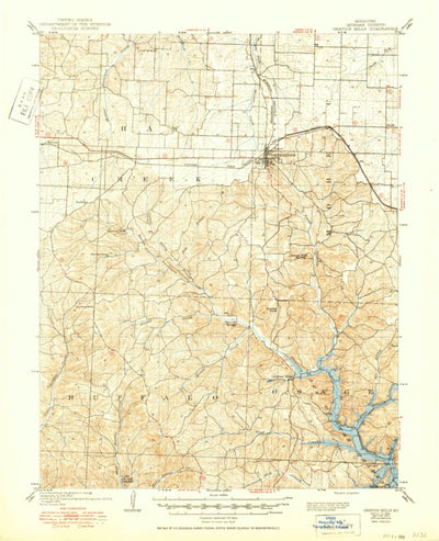 United States Geological Survey Gravois Mills, MO (1904, 62500-Scale) digital map