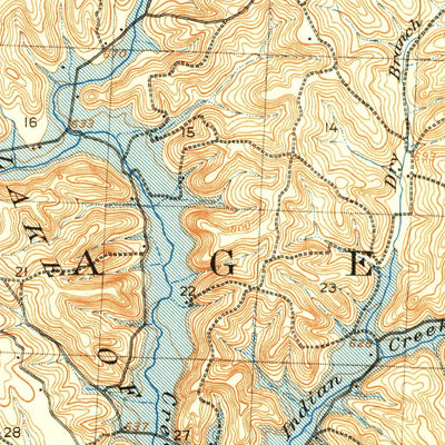 United States Geological Survey Gravois Mills, MO (1904, 62500-Scale) digital map