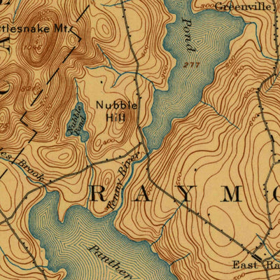 United States Geological Survey Gray, ME (1894, 62500-Scale) digital map