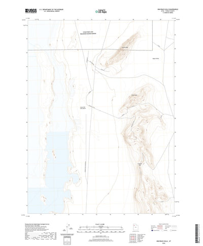 United States Geological Survey Grayback Hills, UT (2020, 24000-Scale) digital map
