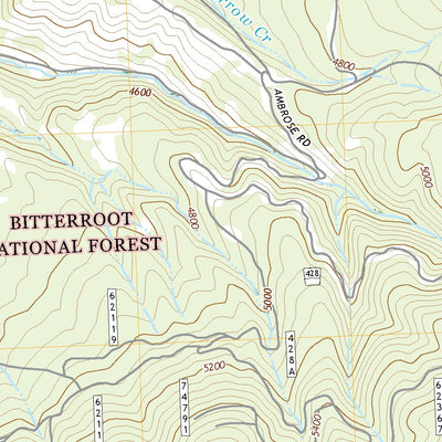 United States Geological Survey Grayhorse Creek, MT (2020, 24000-Scale) digital map