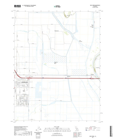 United States Geological Survey Grays Bend, CA (2021, 24000-Scale) digital map