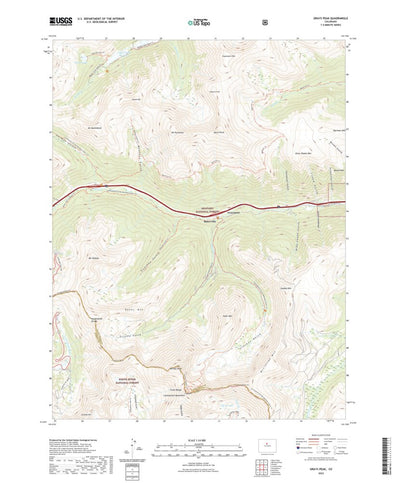 United States Geological Survey Grays Peak, CO (2022, 24000-Scale) digital map