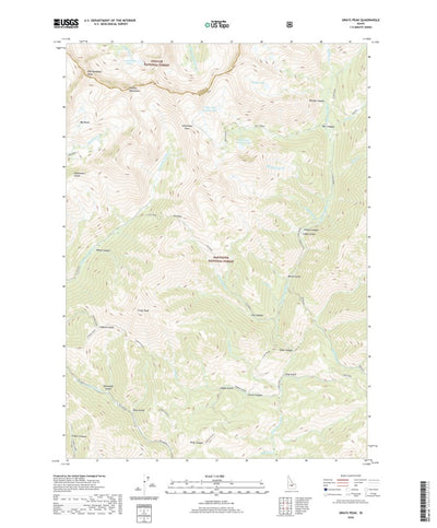 United States Geological Survey Grays Peak, ID (2020, 24000-Scale) digital map