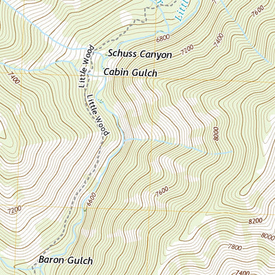 United States Geological Survey Grays Peak, ID (2020, 24000-Scale) digital map