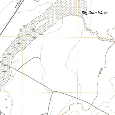 United States Geological Survey Greasewood, AZ (2021, 24000-Scale) digital map