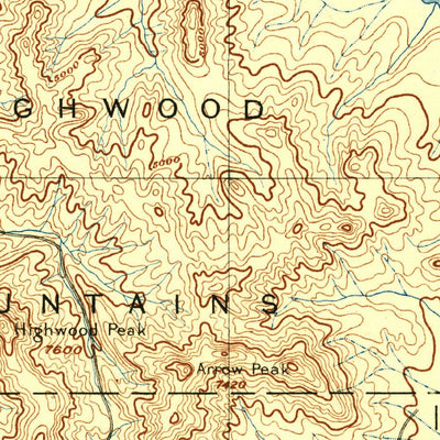 United States Geological Survey Great Falls E, MT (1892, 250000-Scale) digital map