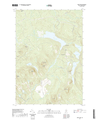 United States Geological Survey Great Pond, ME (2021, 24000-Scale) digital map