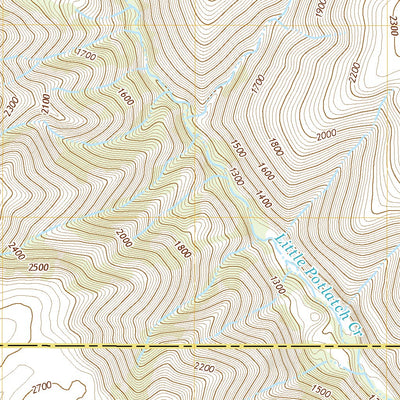 United States Geological Survey Green Knob, ID (2020, 24000-Scale) digital map