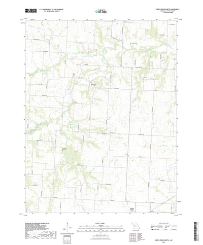 United States Geological Survey Green Ridge North, MO (2021, 24000-Scale) digital map