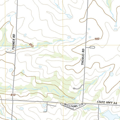 United States Geological Survey Green Ridge North, MO (2021, 24000-Scale) digital map