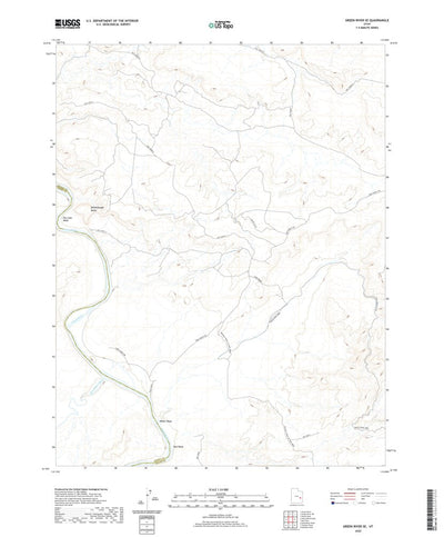 United States Geological Survey Green River SE, UT (2020, 24000-Scale) digital map
