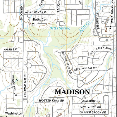 United States Geological Survey Greenbrier, AL (2020, 24000-Scale) digital map