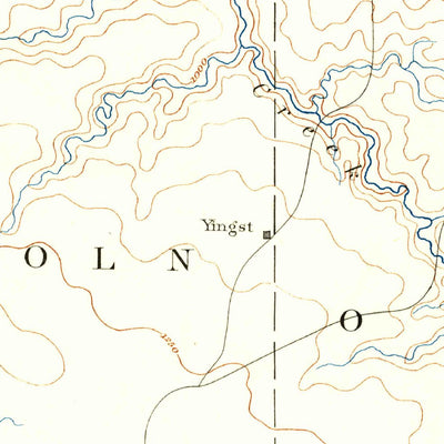 United States Geological Survey Greenfield, MO (1886, 125000-Scale) digital map