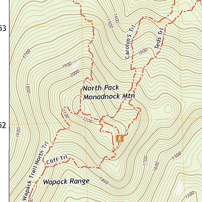 United States Geological Survey Greenfield, NH (2021, 24000-Scale) digital map