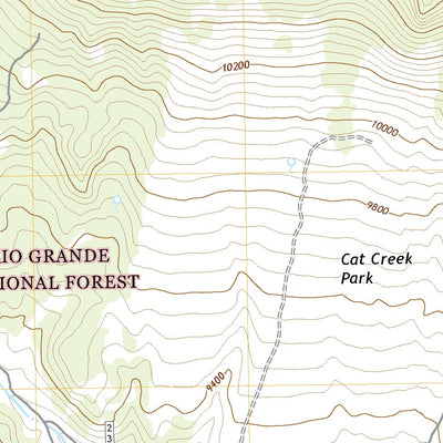 United States Geological Survey Greenie Mountain, CO (2022, 24000-Scale) digital map