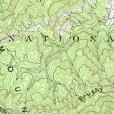 United States Geological Survey Greens Creek, NC (1940, 24000-Scale) digital map