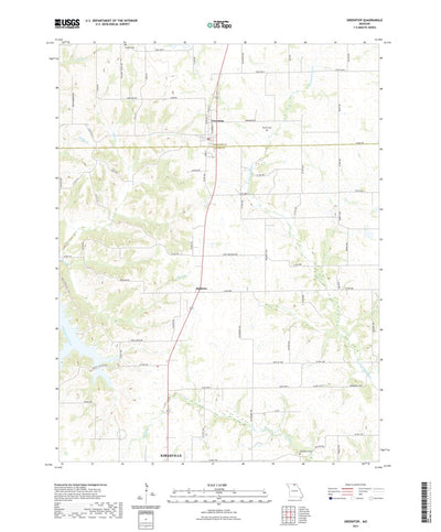 United States Geological Survey Greentop, MO (2021, 24000-Scale) digital map