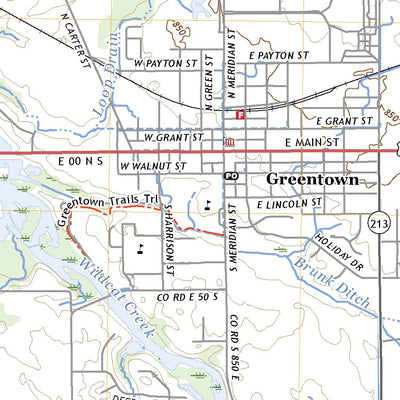 United States Geological Survey Greentown, IN (2022, 24000-Scale) digital map