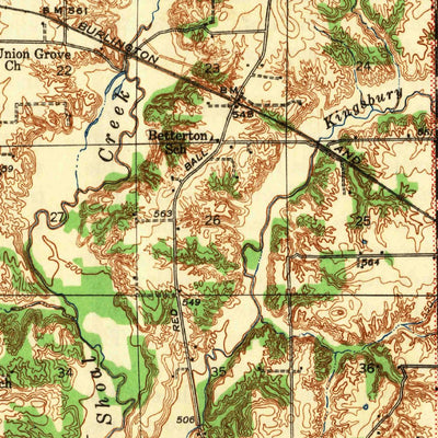 United States Geological Survey Greenville, IL (1943, 62500-Scale) digital map