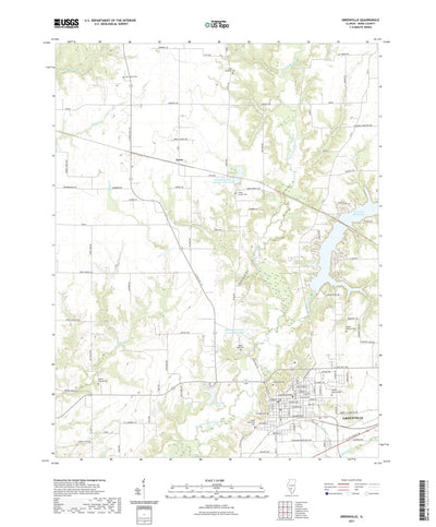 United States Geological Survey Greenville, IL (2021, 24000-Scale) digital map