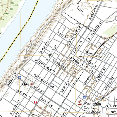 United States Geological Survey Greenville, MS (2020, 24000-Scale) digital map