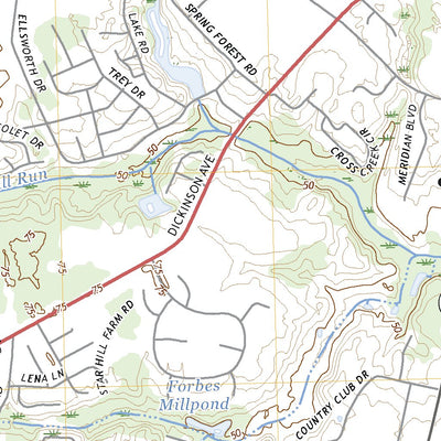 United States Geological Survey Greenville SW, NC (2022, 24000-Scale) digital map