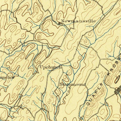 United States Geological Survey Greenville, TN-NC (1896, 125000-Scale) digital map