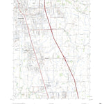 United States Geological Survey Greenwood, IN (2022, 24000-Scale) digital map