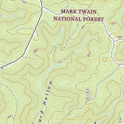 United States Geological Survey Greer, MO (2021, 24000-Scale) digital map